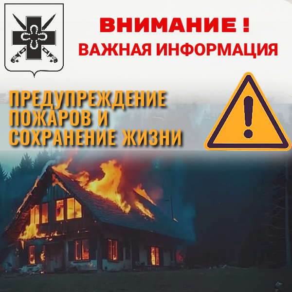 ПРЕДУПРЕЖДЕНИЕ ПОЖАРОВ И СОХРАНЕНИЕ ЖИЗНИ