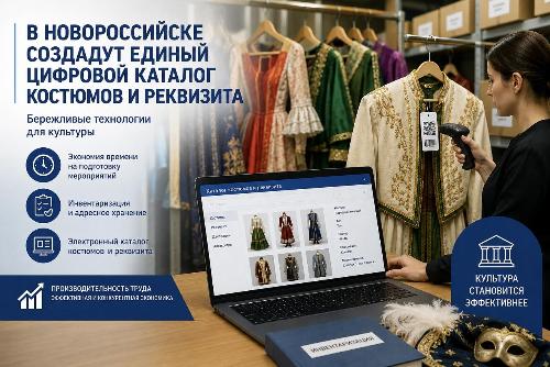 В учреждении культуры Новороссийска создадут единый цифровой каталог костюмов и реквизита