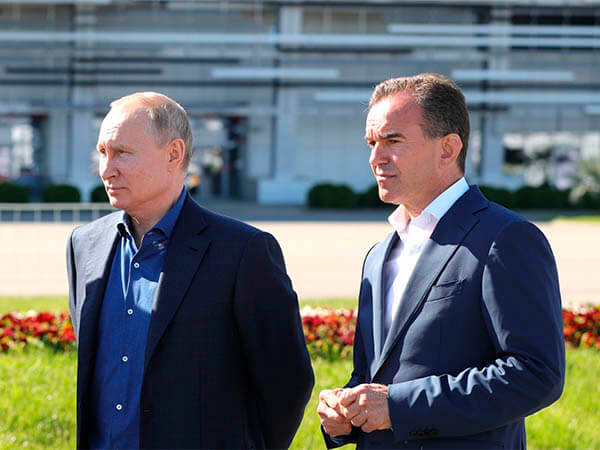 Владимир Путин: Кубань возглавляет один из самых активных губернаторов в России.