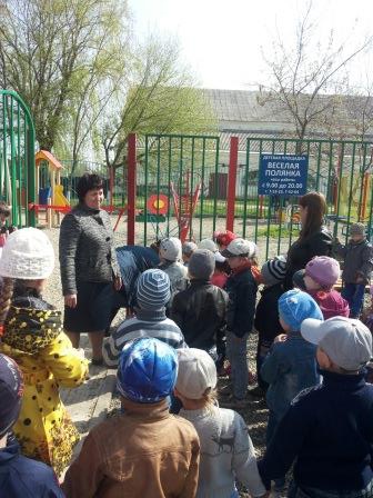 Торжественное открытие детской площадки