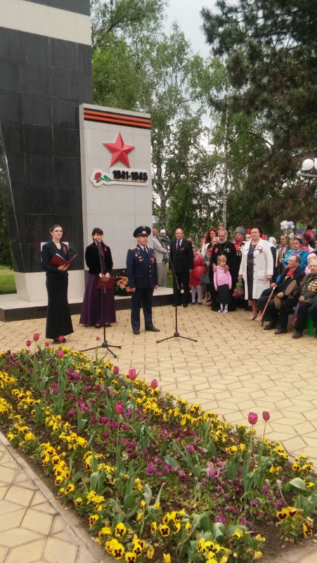 В Старомышастовской проходит празднование Дня Победы